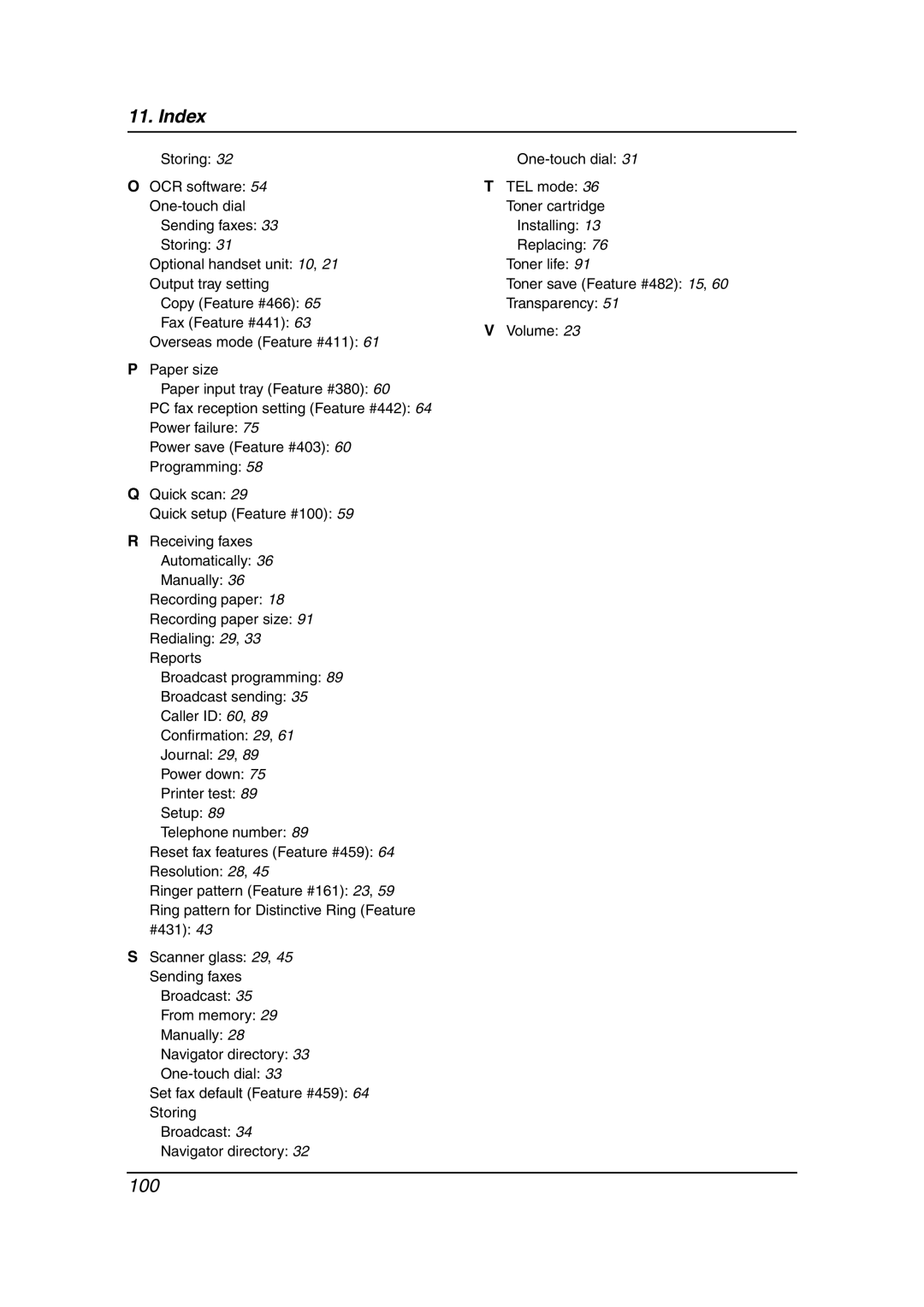 Panasonic KX-FLB811 manual 100 