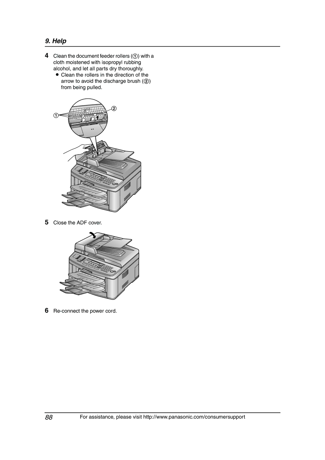 Panasonic KX-FLB811 manual Help 