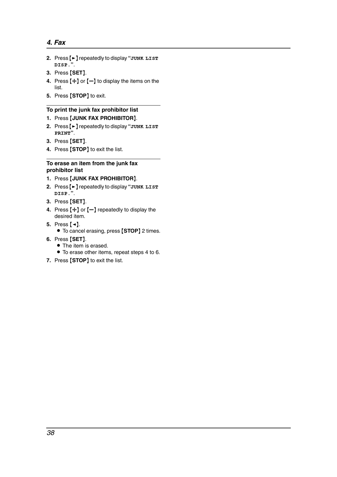 Panasonic KX-FLM651 operating instructions Fax 