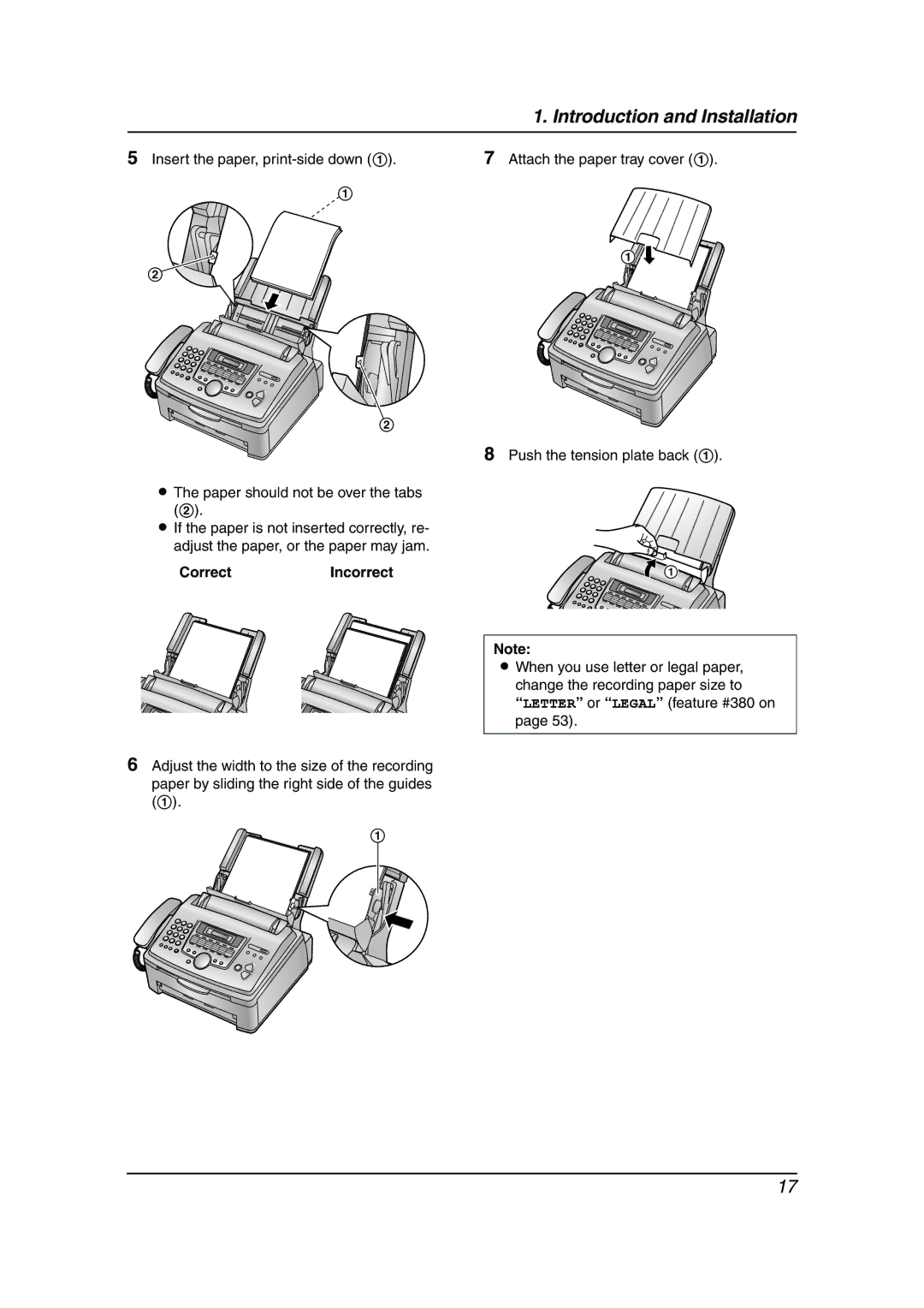 Panasonic KX-FLM653HK manual Correct Incorrect 