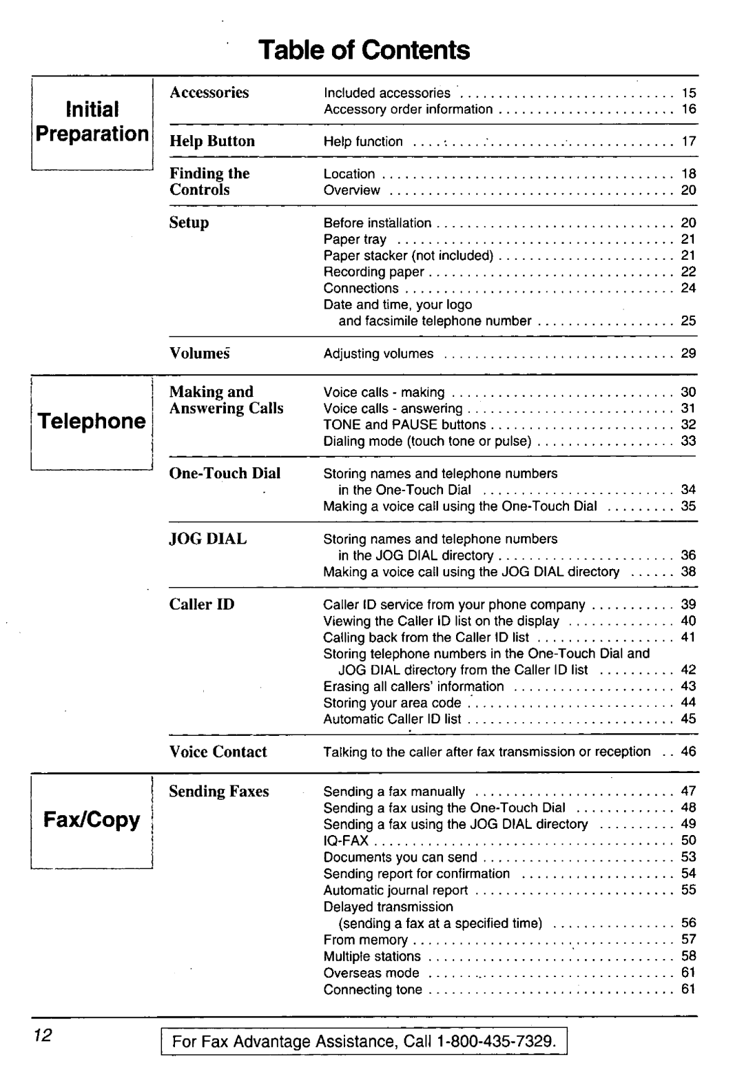 Panasonic KX-FM106 manual 