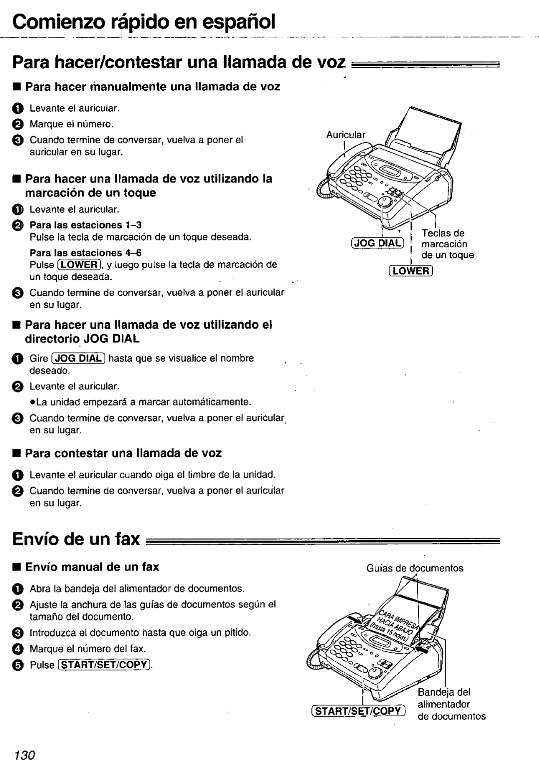 Panasonic KX-FM106 manual 