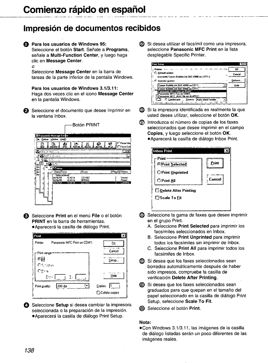 Panasonic KX-FM106 manual 