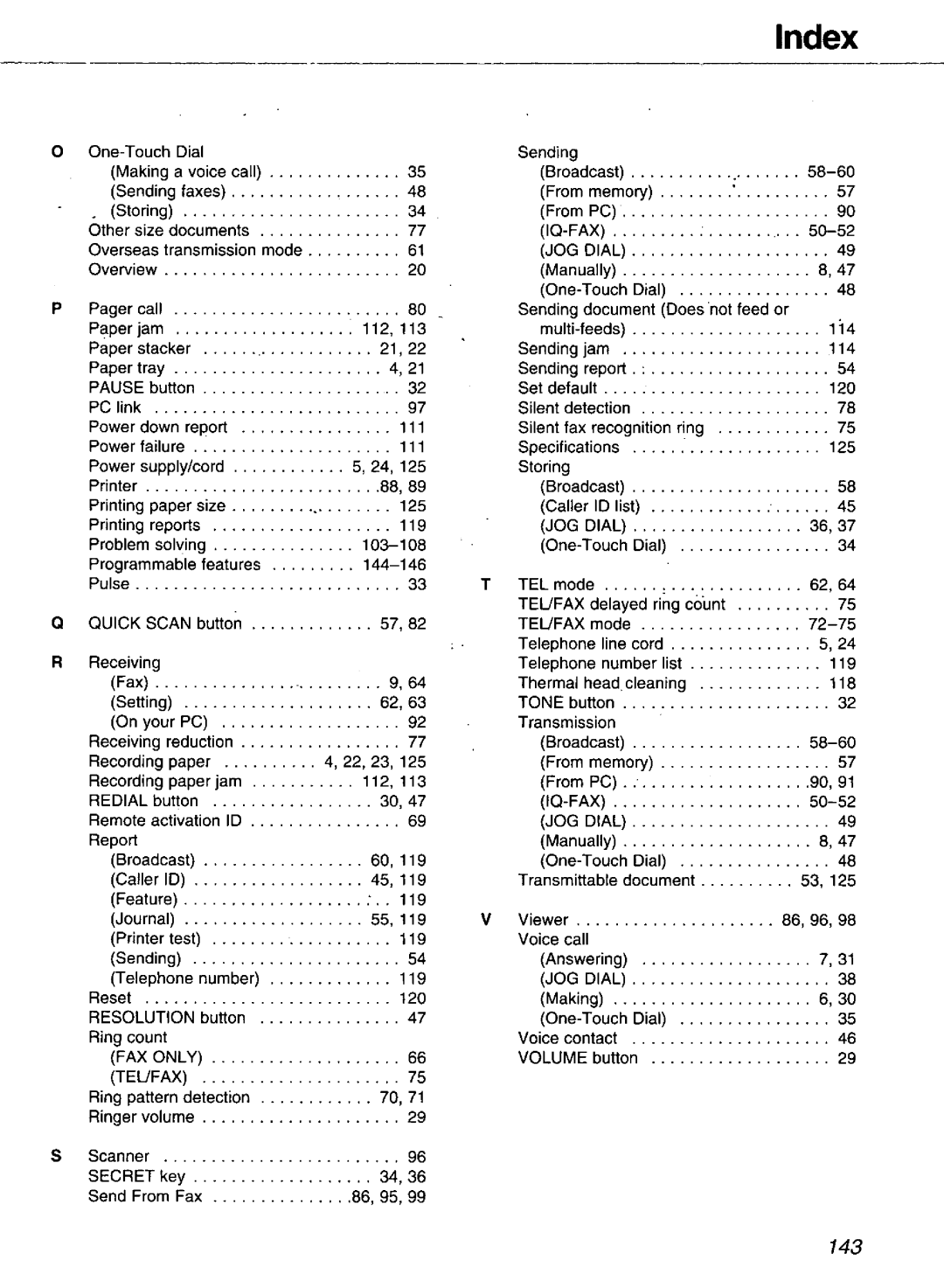 Panasonic KX-FM106 manual 