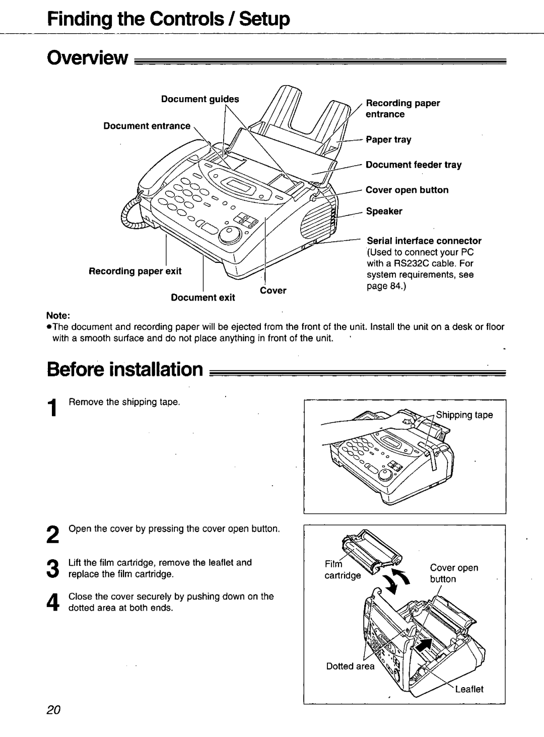 Panasonic KX-FM106 manual 