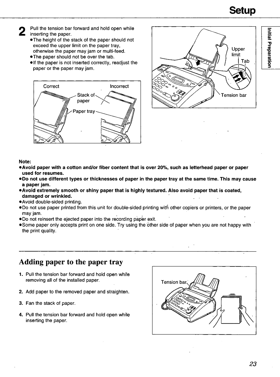 Panasonic KX-FM106 manual 