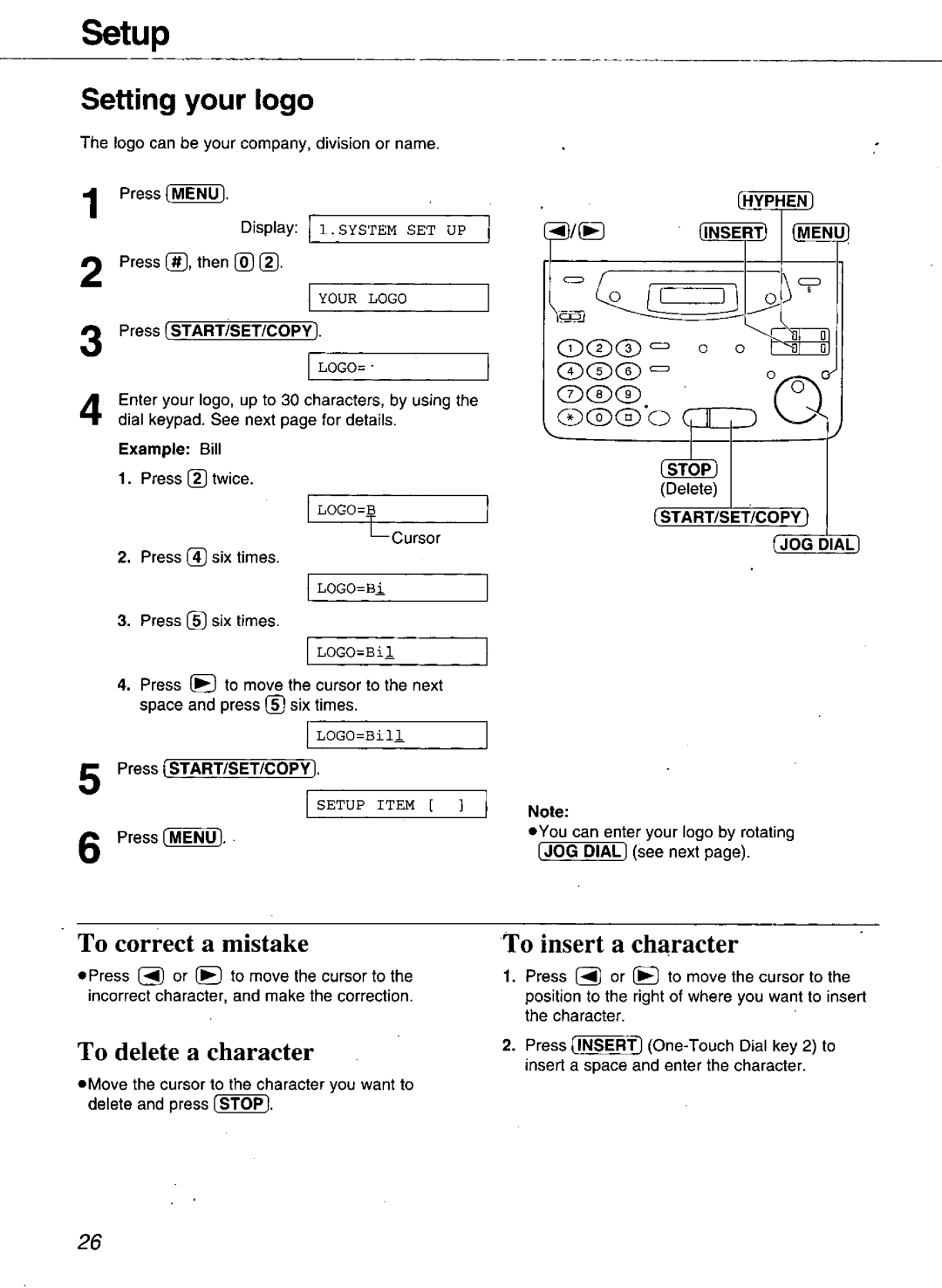 Panasonic KX-FM106 manual 