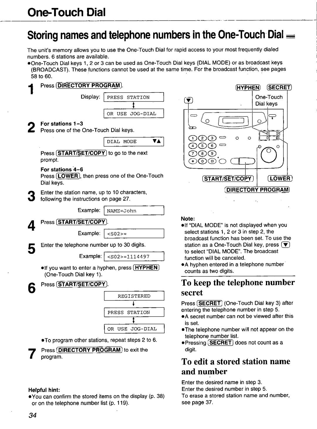 Panasonic KX-FM106 manual 