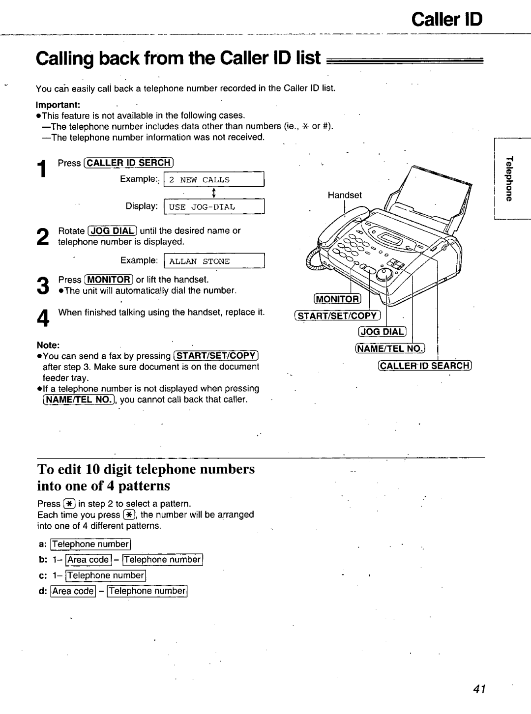 Panasonic KX-FM106 manual 