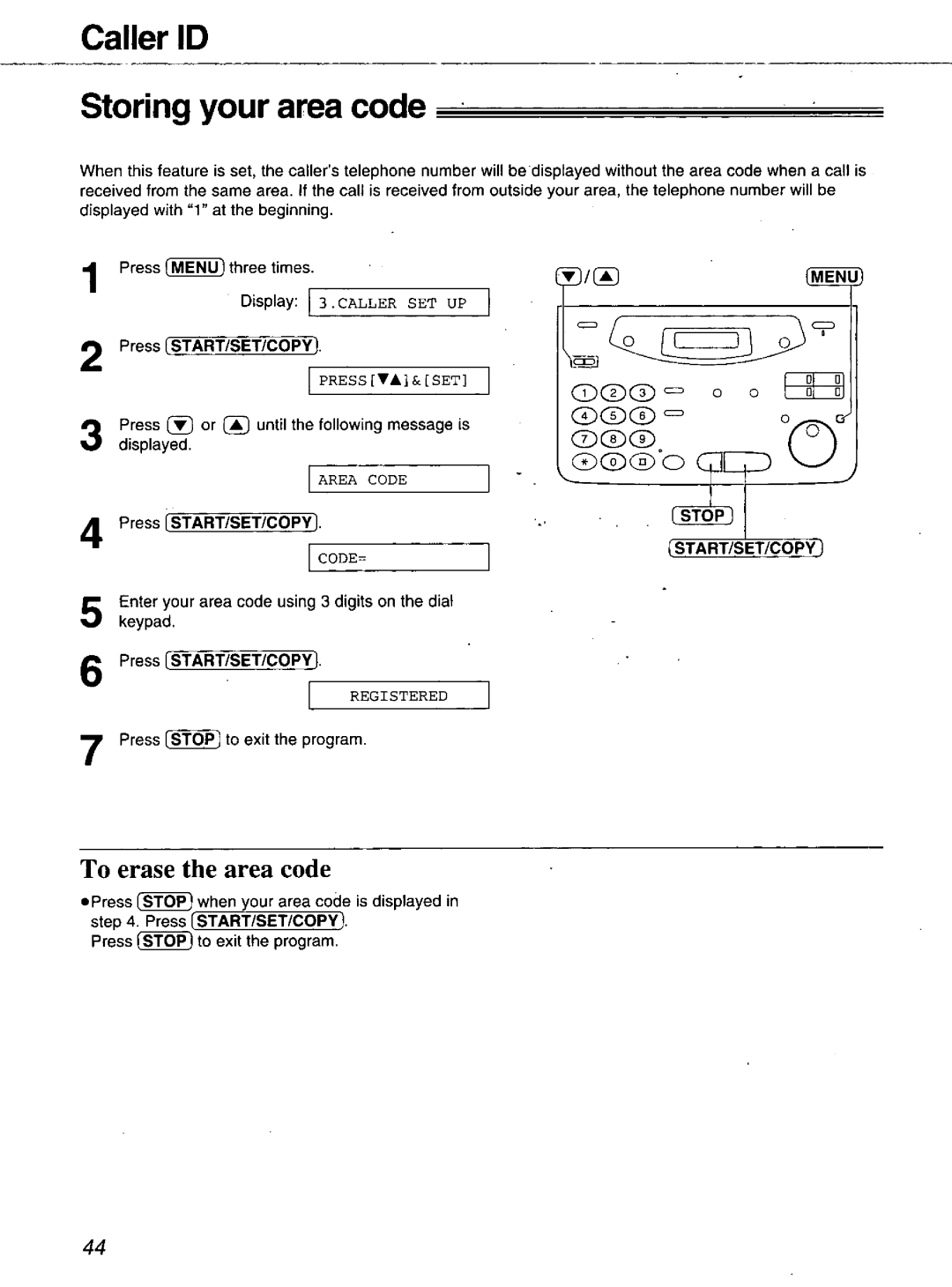 Panasonic KX-FM106 manual 