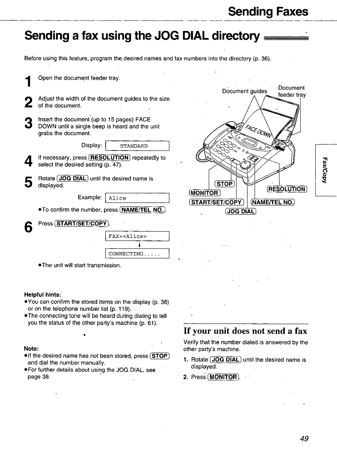 Panasonic KX-FM106 manual 