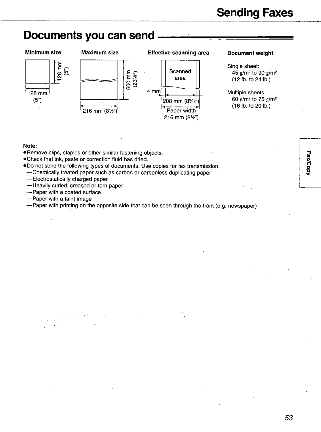 Panasonic KX-FM106 manual 