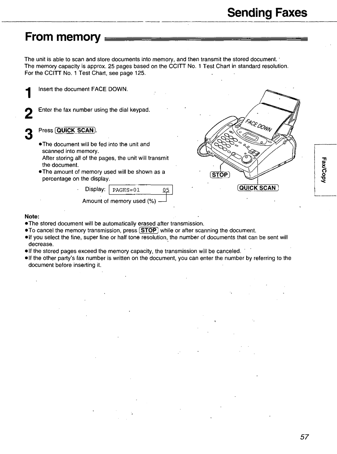 Panasonic KX-FM106 manual 