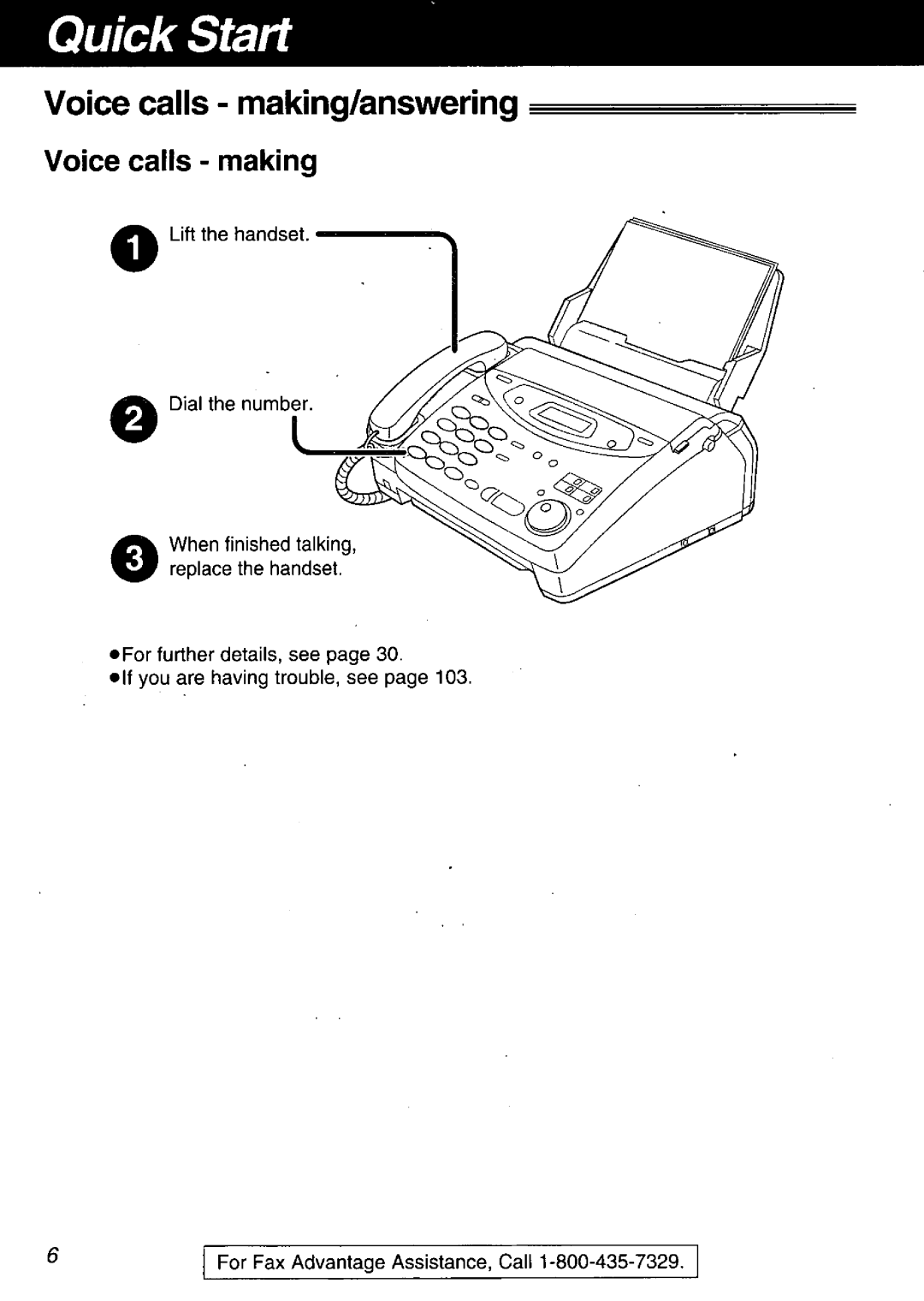 Panasonic KX-FM106 manual 