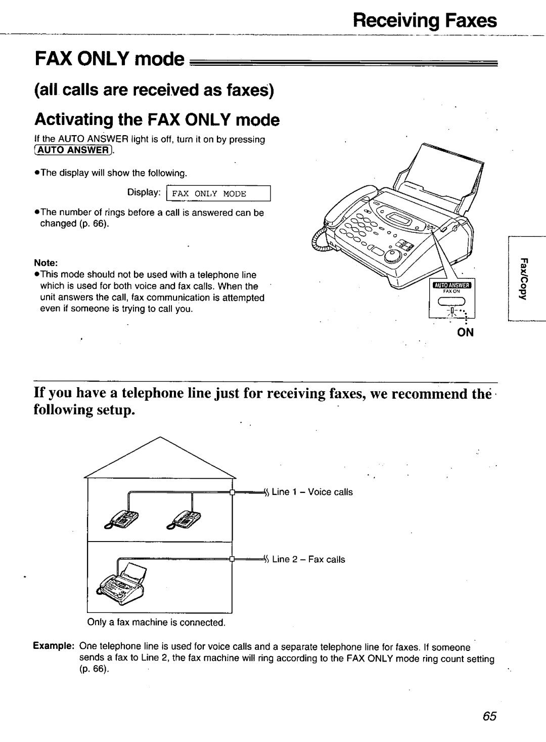 Panasonic KX-FM106 manual 