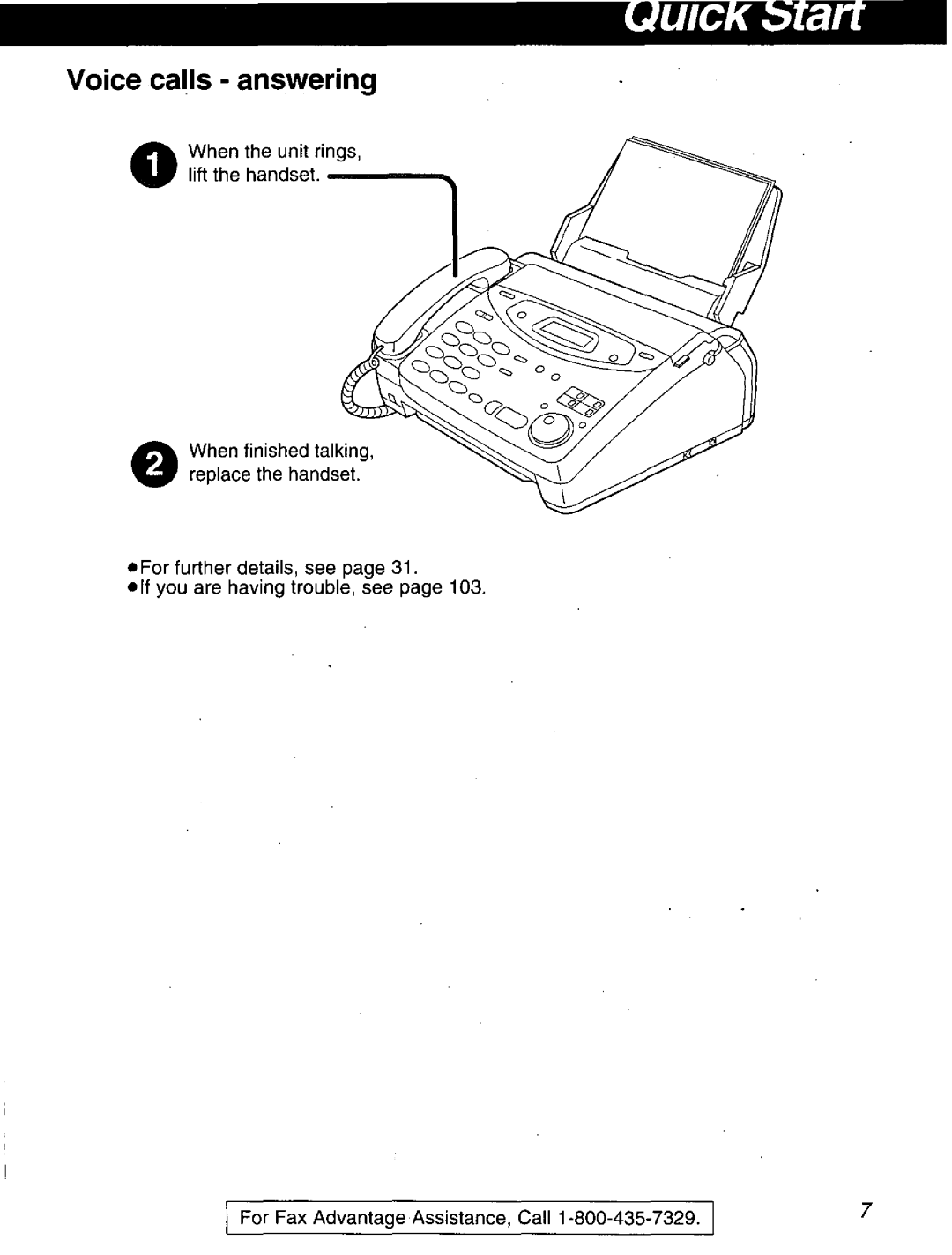 Panasonic KX-FM106 manual 