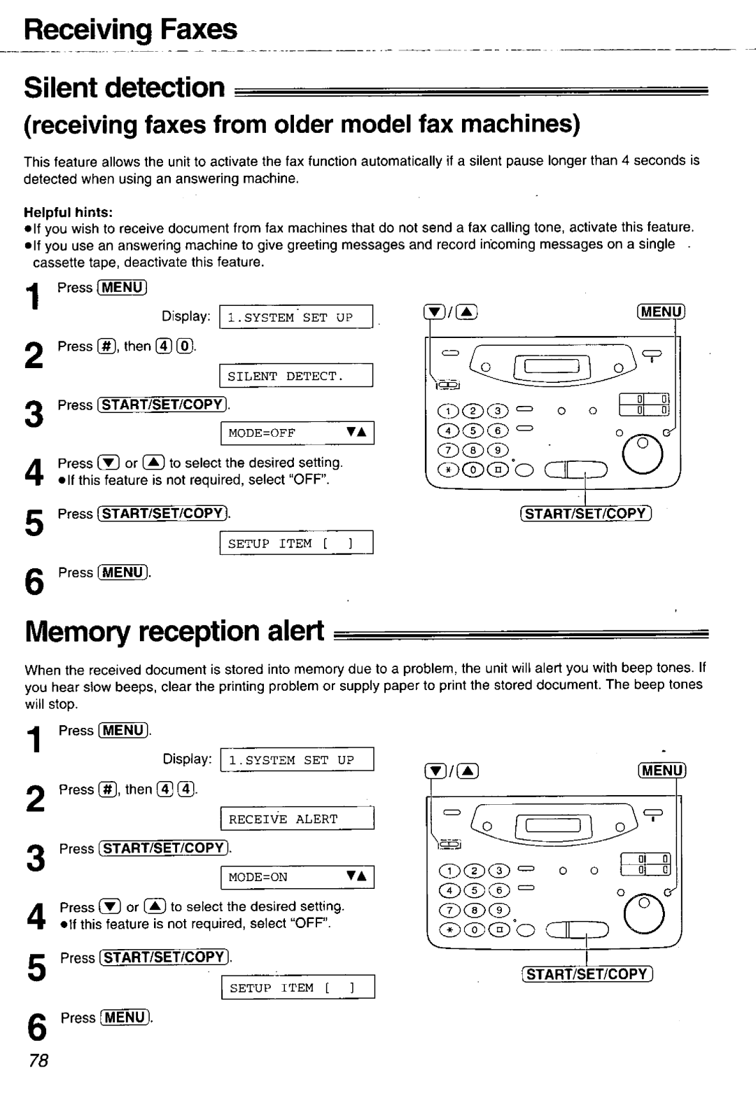 Panasonic KX-FM106 manual 