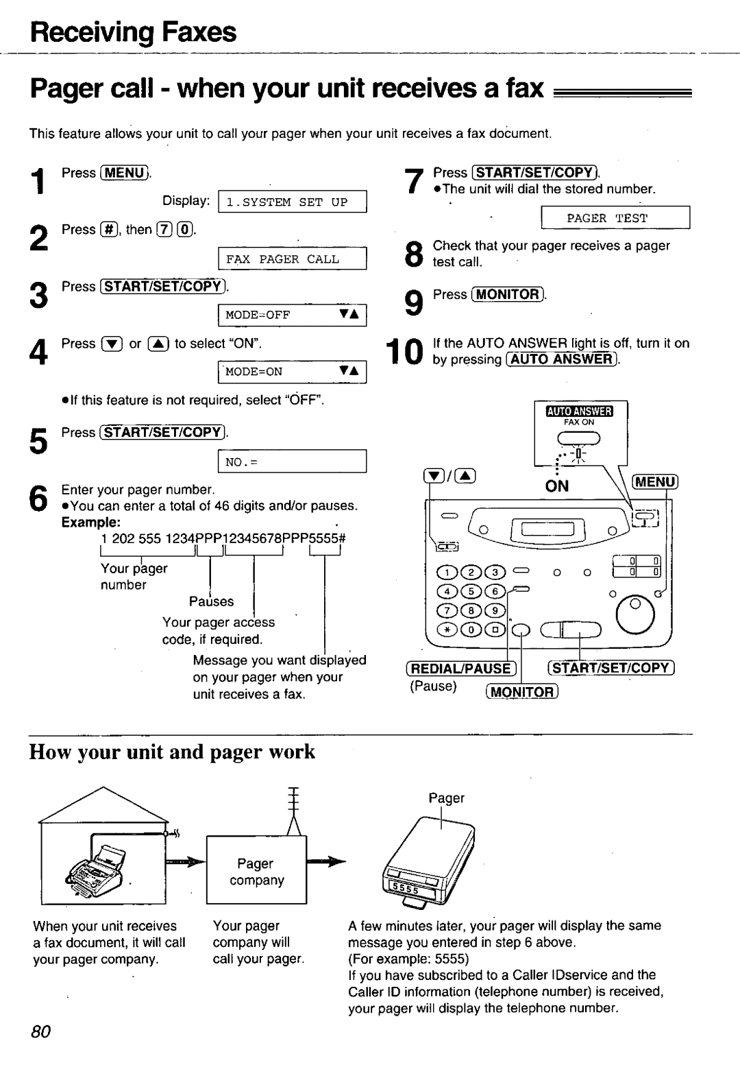 Panasonic KX-FM106 manual 