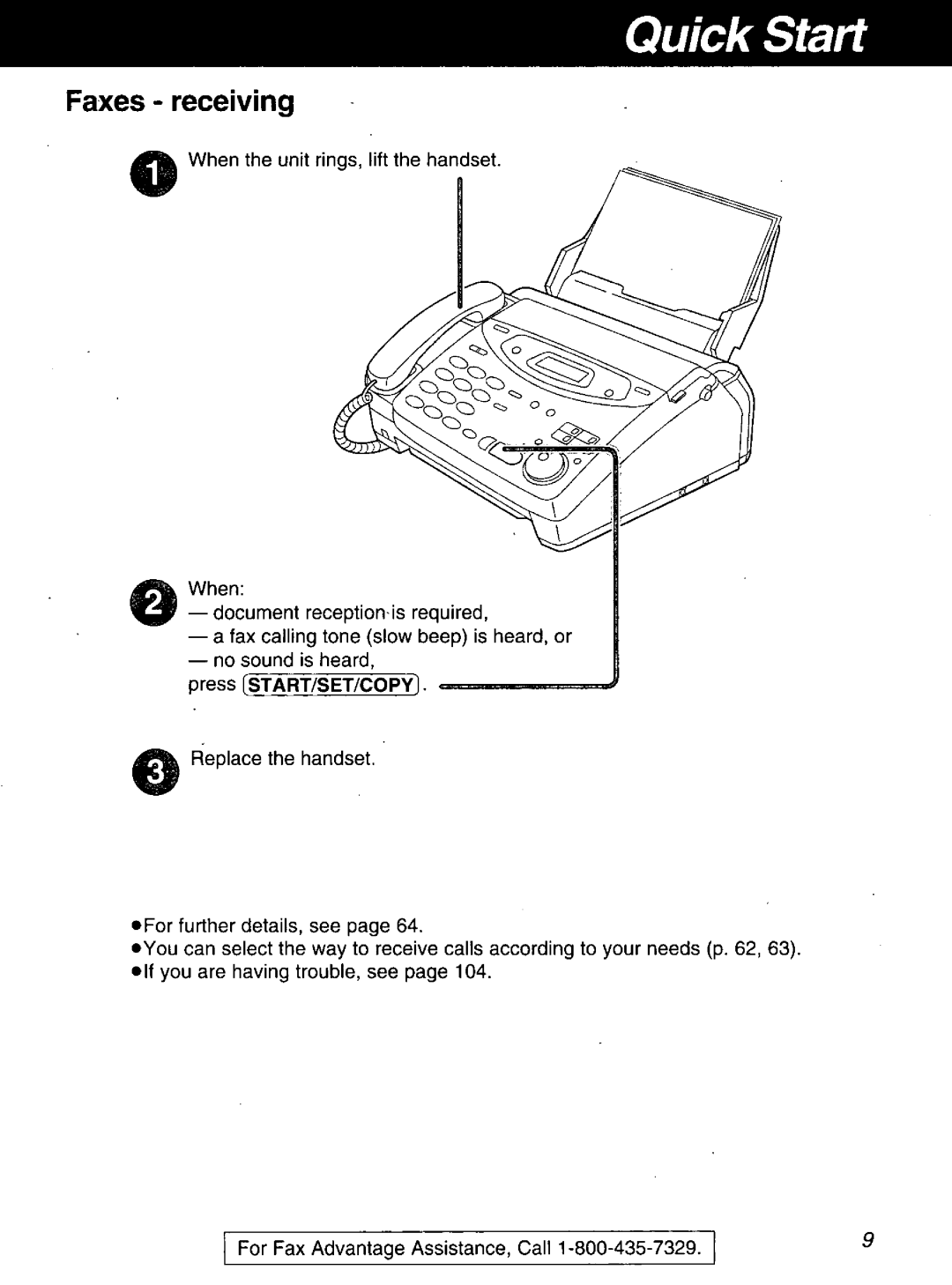 Panasonic KX-FM106 manual 