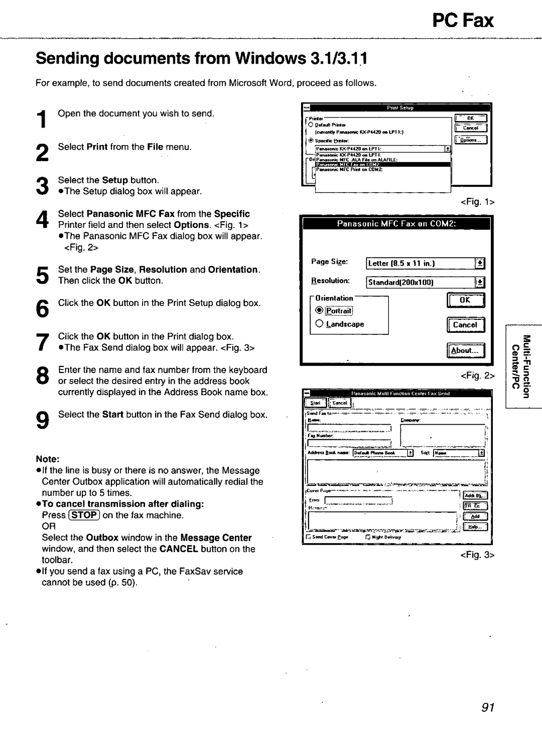 Panasonic KX-FM106 manual 