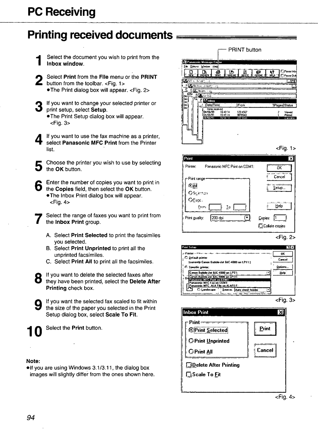 Panasonic KX-FM106 manual 