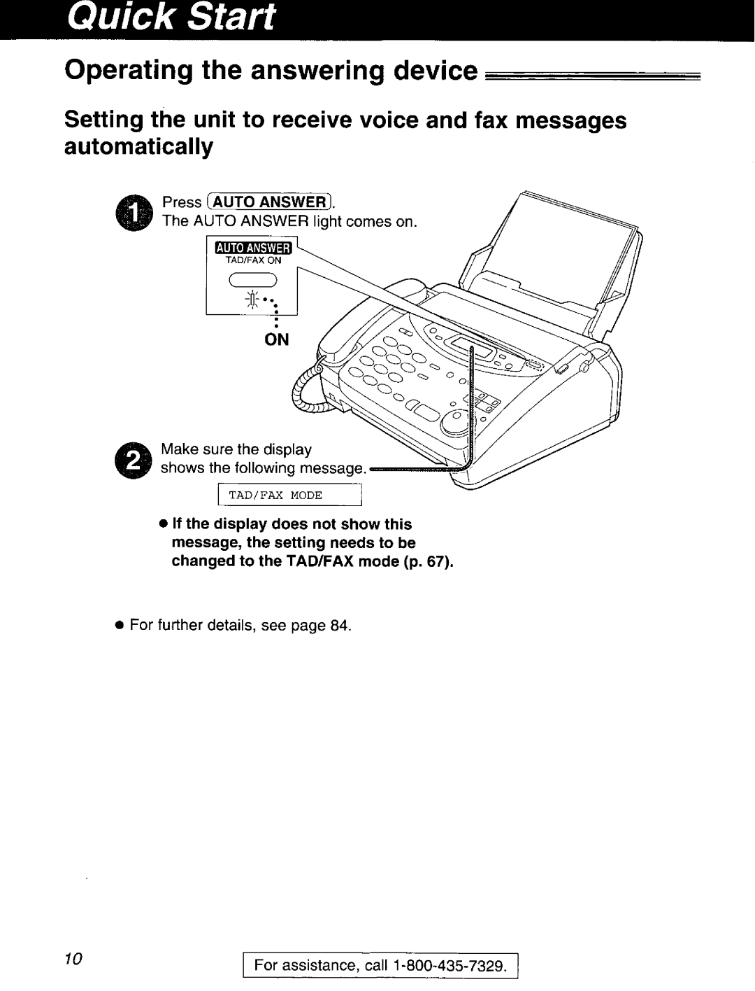 Panasonic KX-FP121 manual 