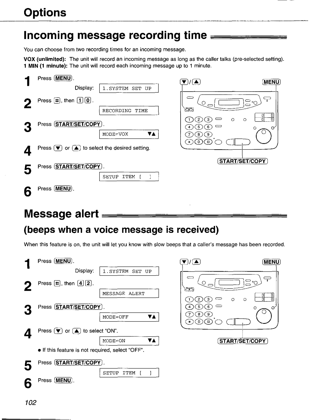 Panasonic KX-FP121 manual 