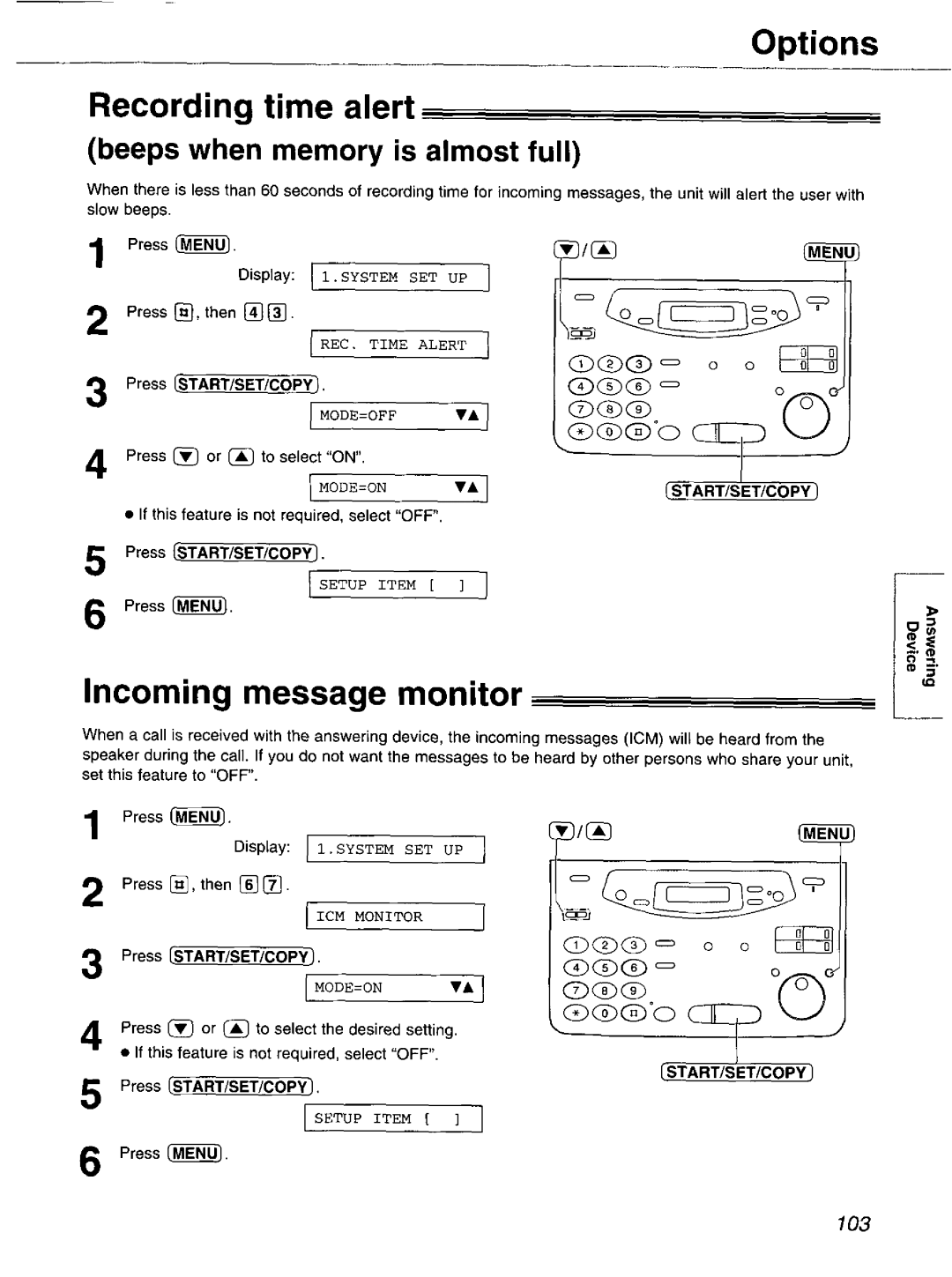 Panasonic KX-FP121 manual 