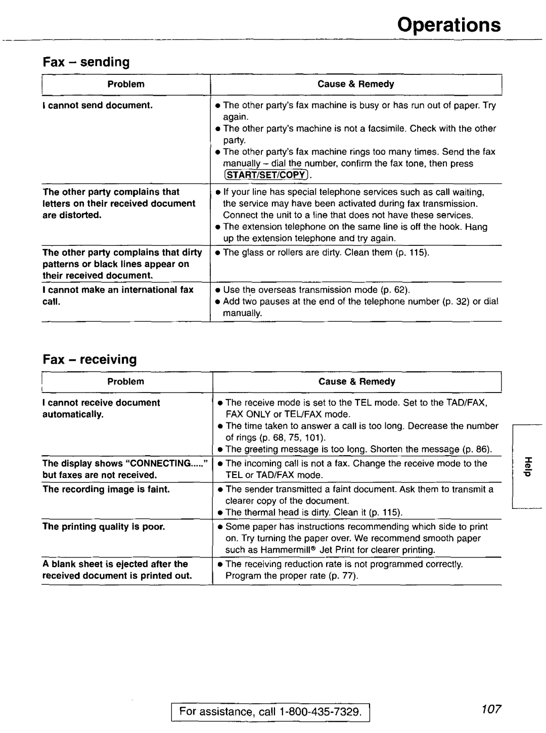 Panasonic KX-FP121 manual 