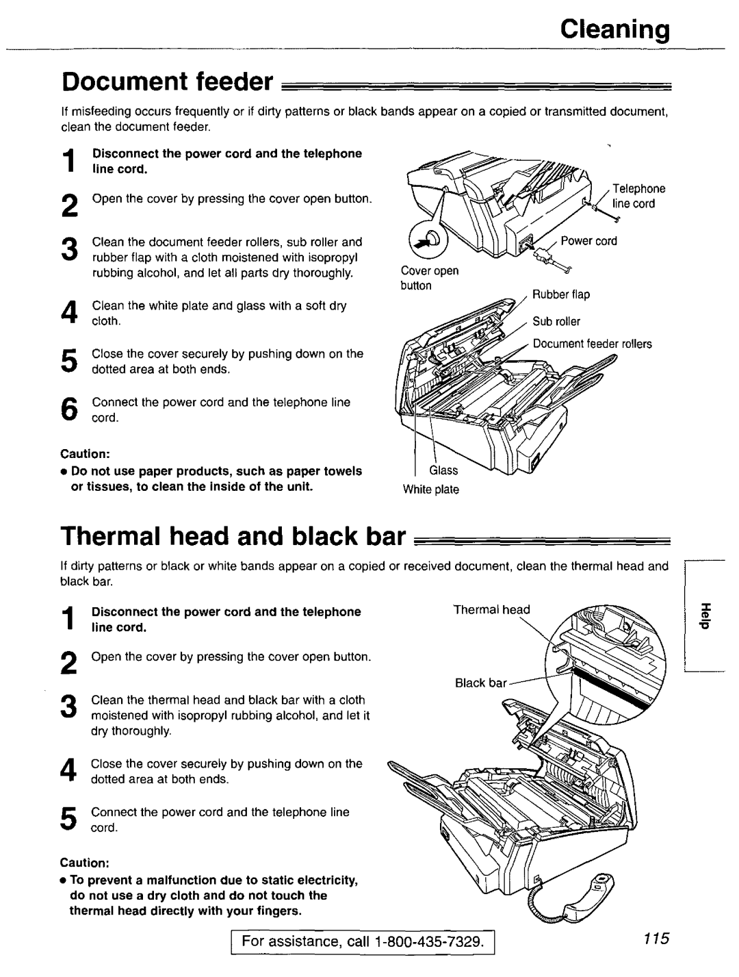 Panasonic KX-FP121 manual 