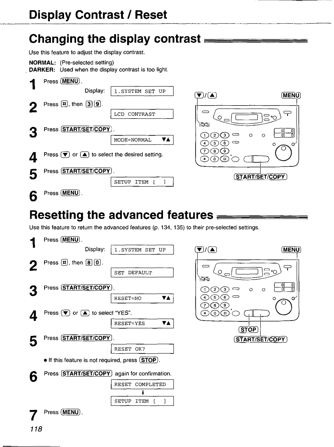 Panasonic KX-FP121 manual 