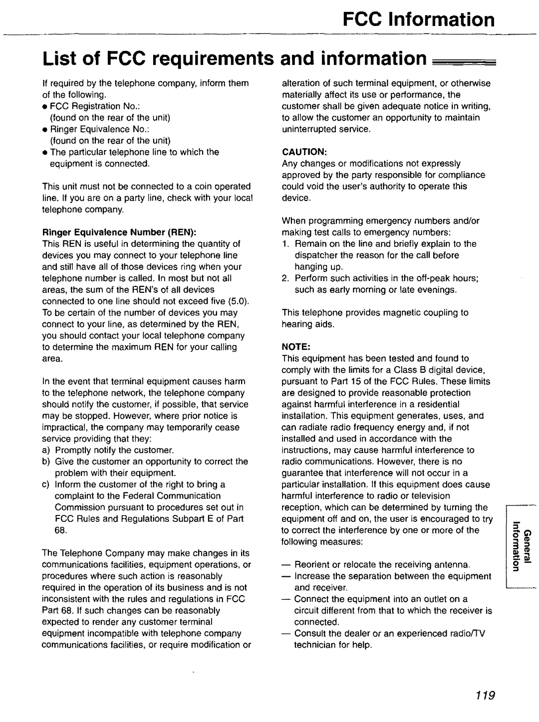 Panasonic KX-FP121 manual 