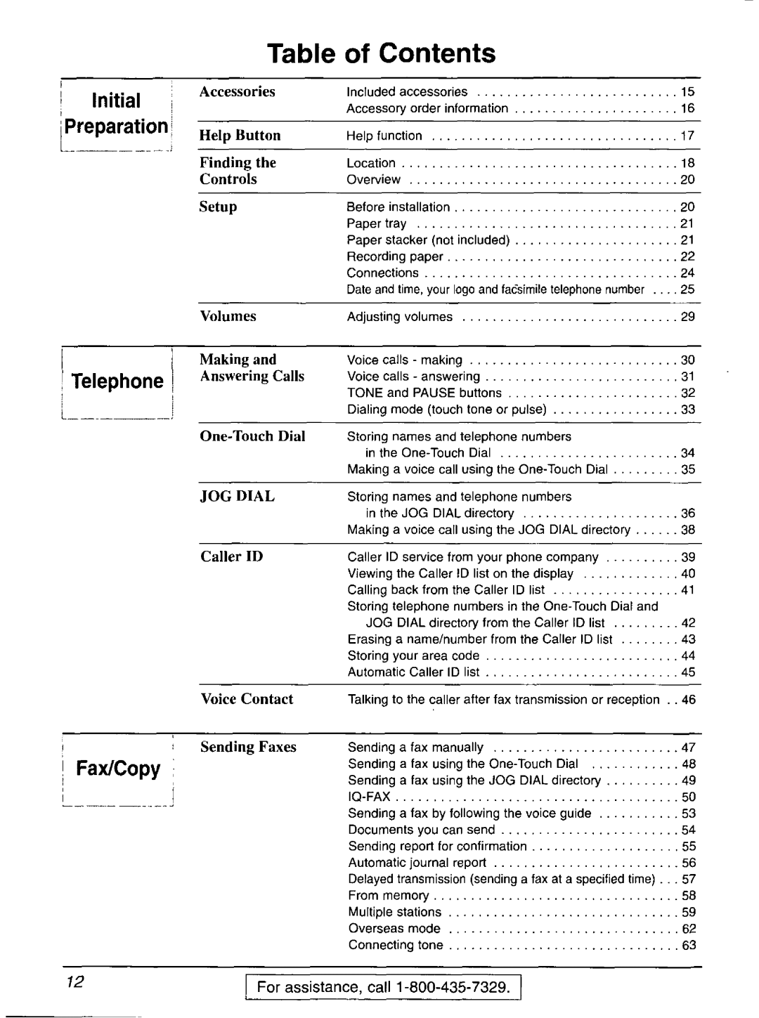 Panasonic KX-FP121 manual 