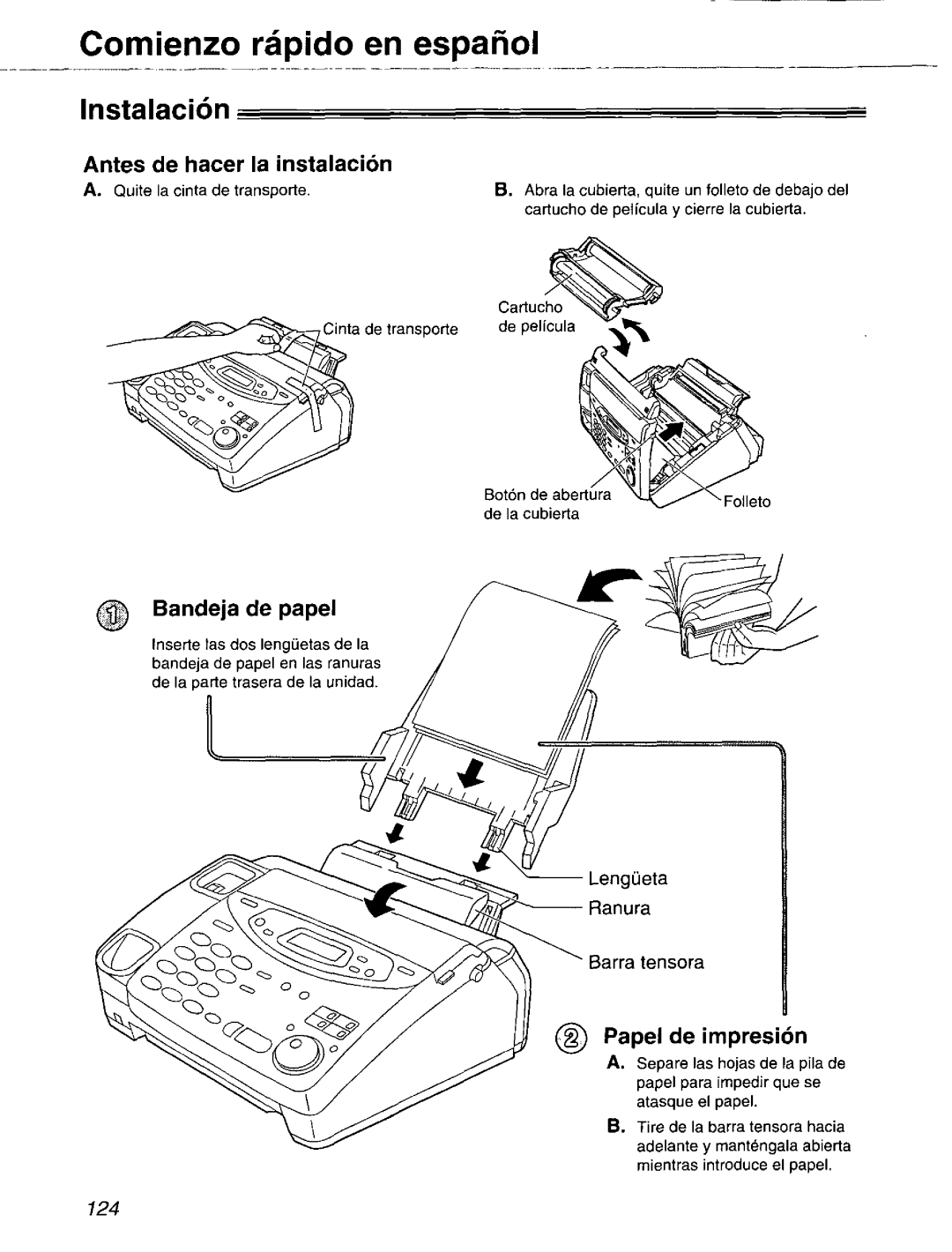 Panasonic KX-FP121 manual 