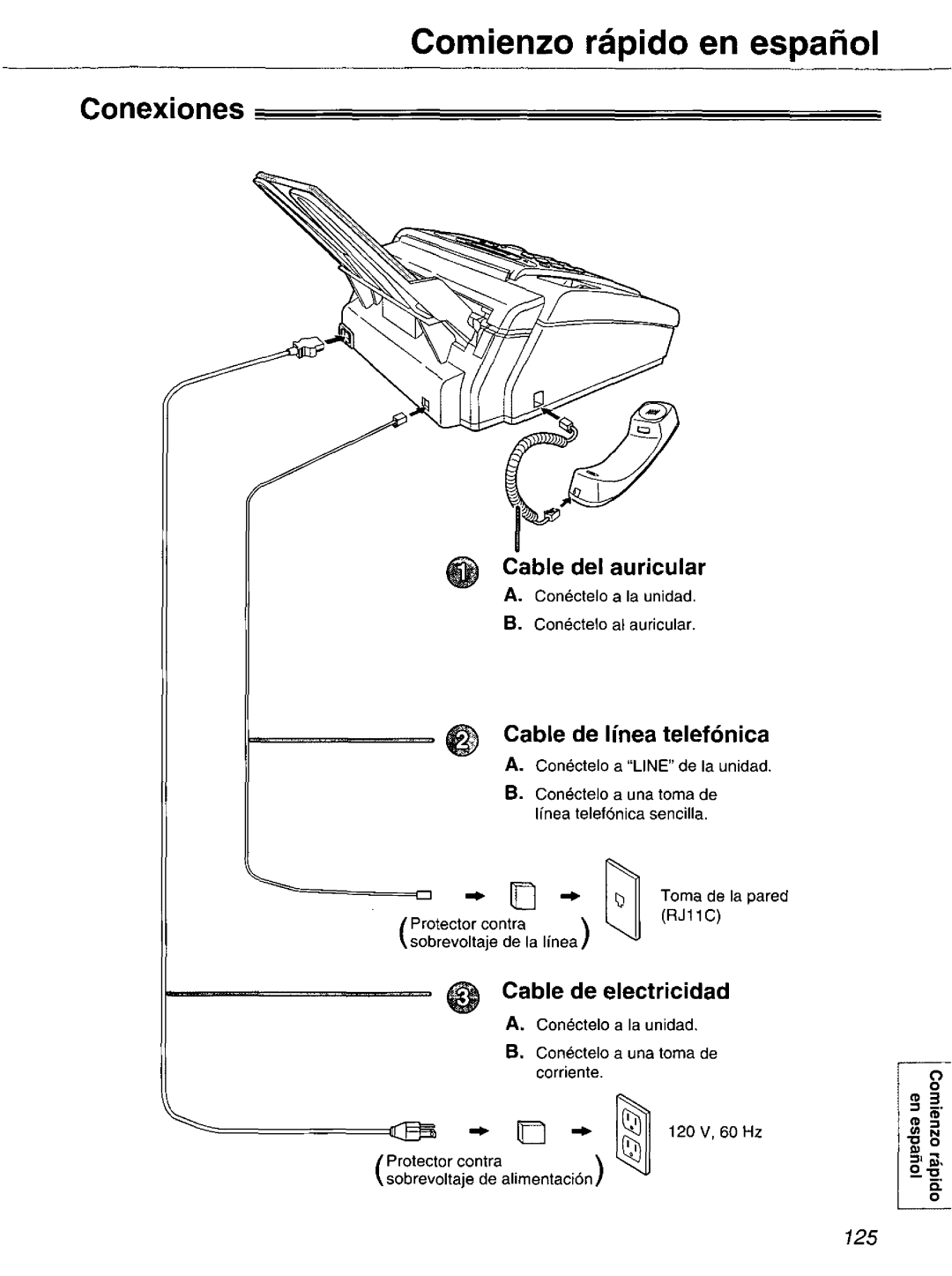 Panasonic KX-FP121 manual 