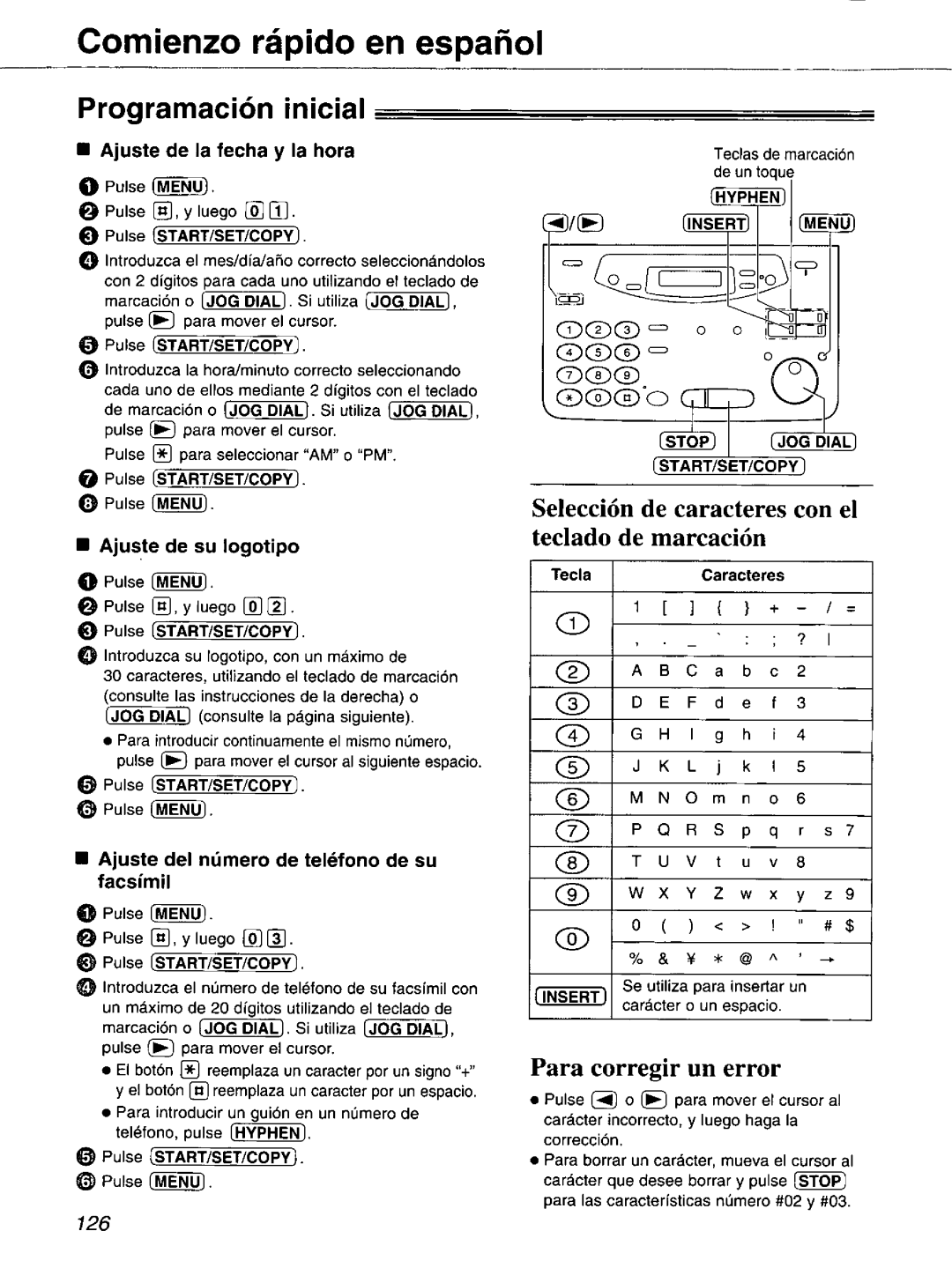 Panasonic KX-FP121 manual 