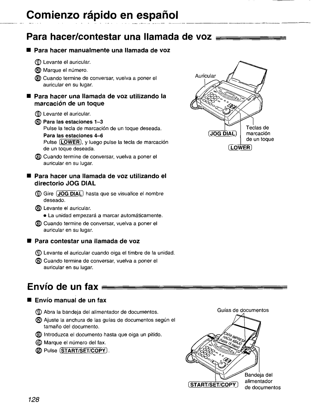 Panasonic KX-FP121 manual 