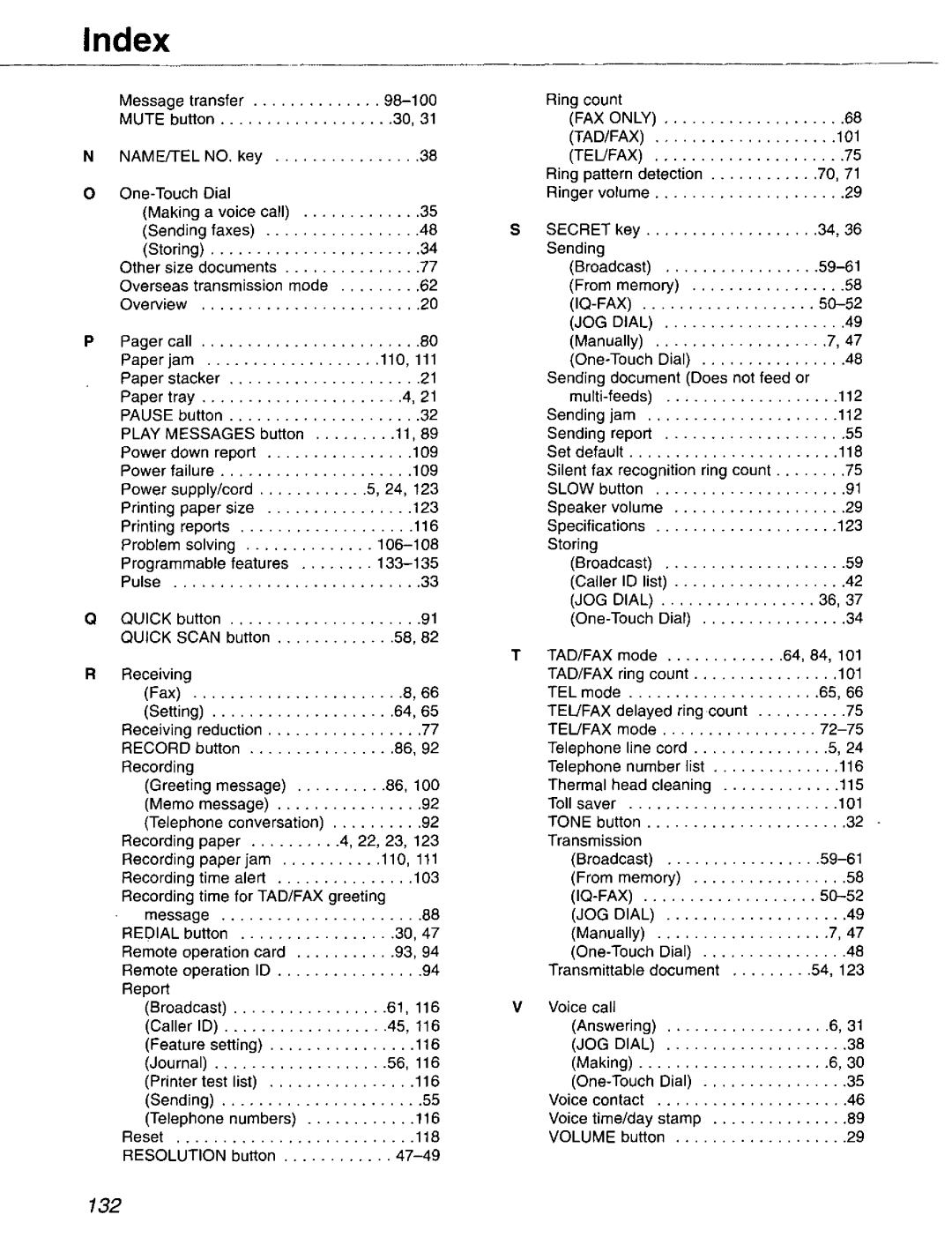 Panasonic KX-FP121 manual 