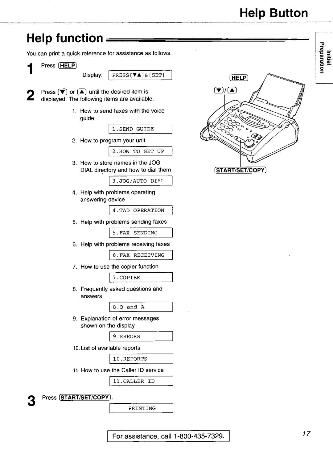 Panasonic KX-FP121 manual 