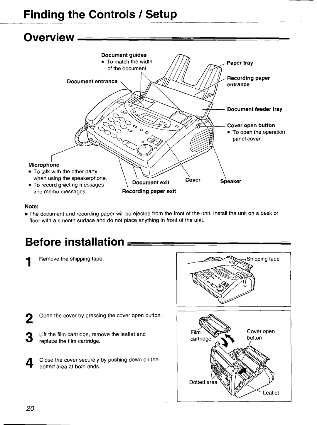 Panasonic KX-FP121 manual 