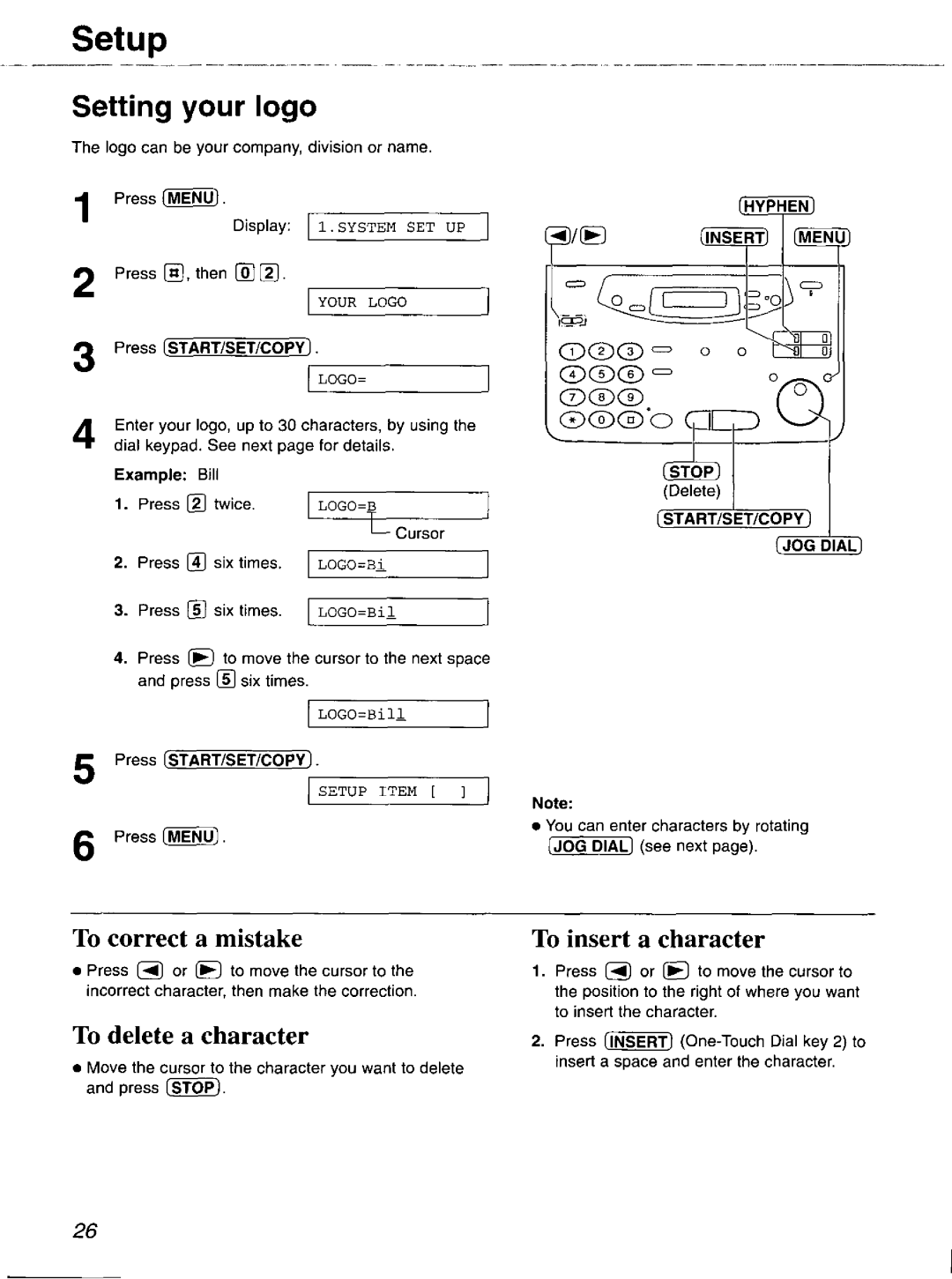 Panasonic KX-FP121 manual 