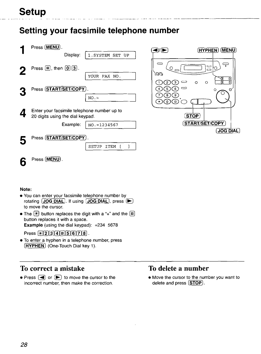 Panasonic KX-FP121 manual 