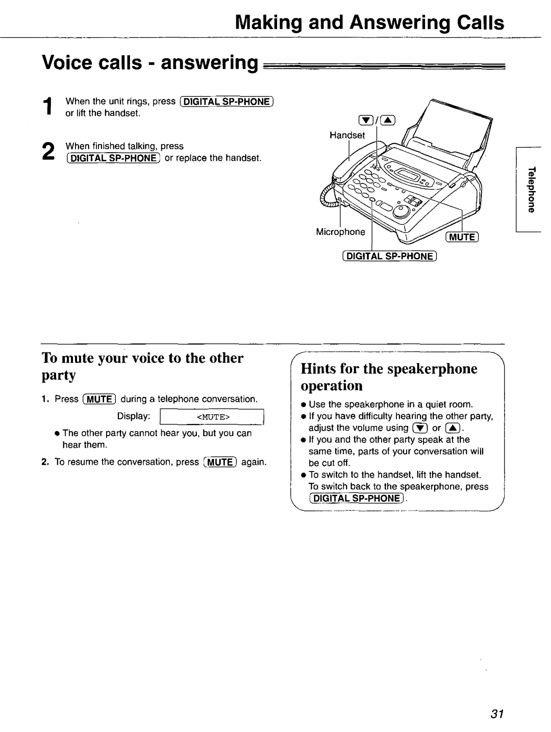 Panasonic KX-FP121 manual 