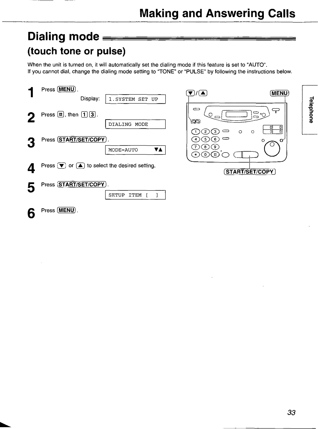 Panasonic KX-FP121 manual 