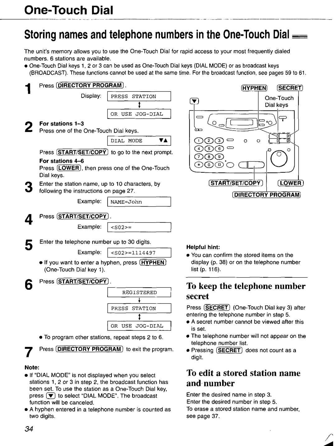 Panasonic KX-FP121 manual 