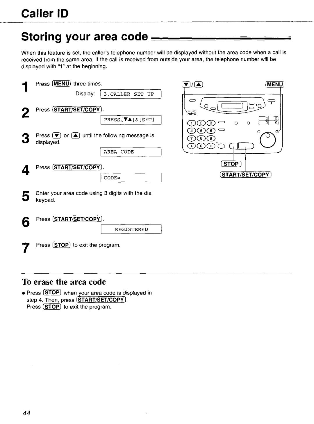 Panasonic KX-FP121 manual 