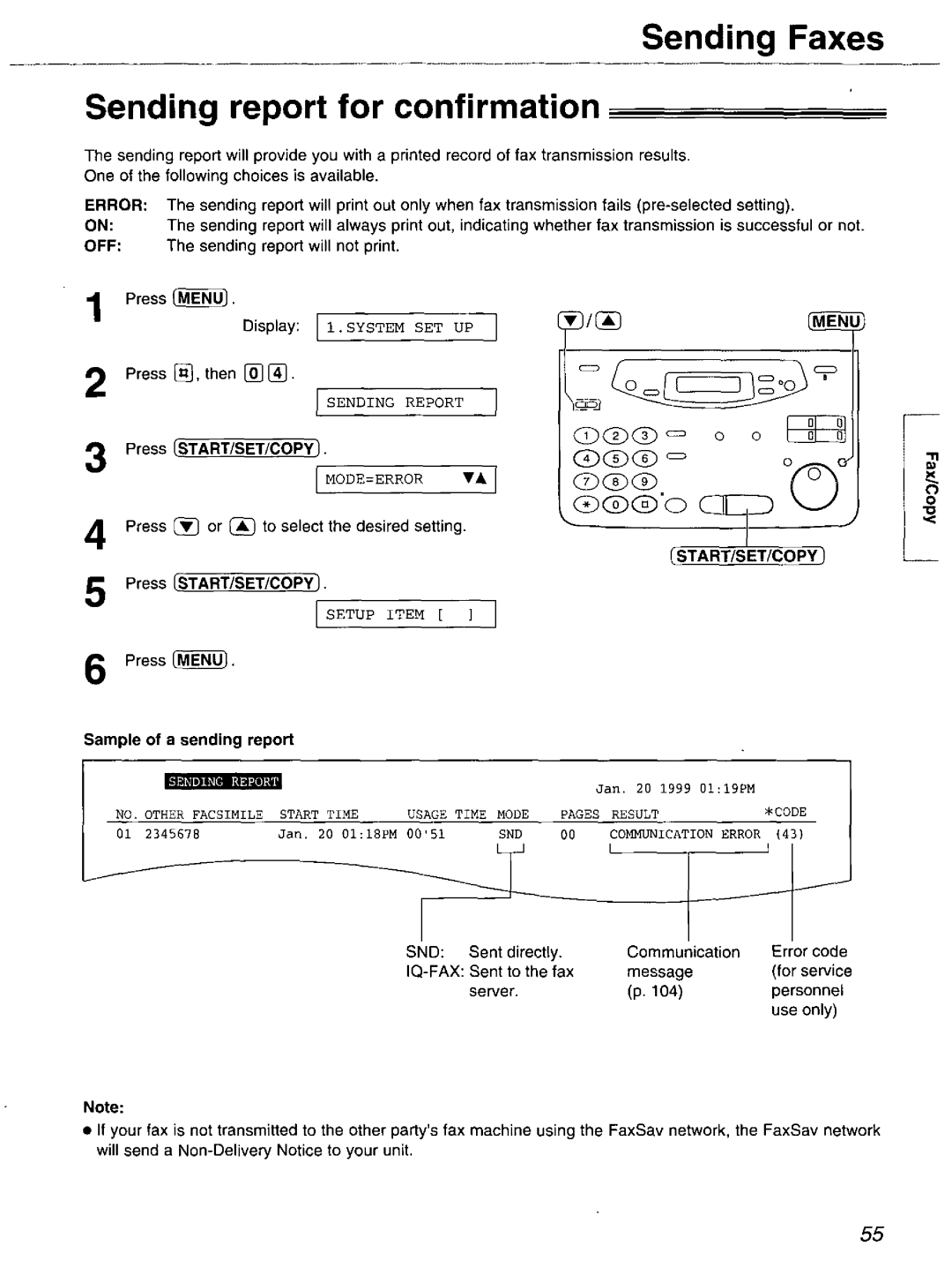 Panasonic KX-FP121 manual 