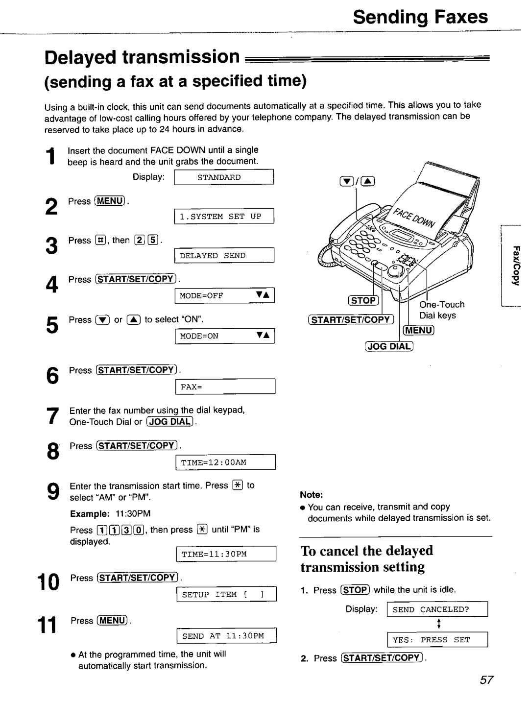 Panasonic KX-FP121 manual 