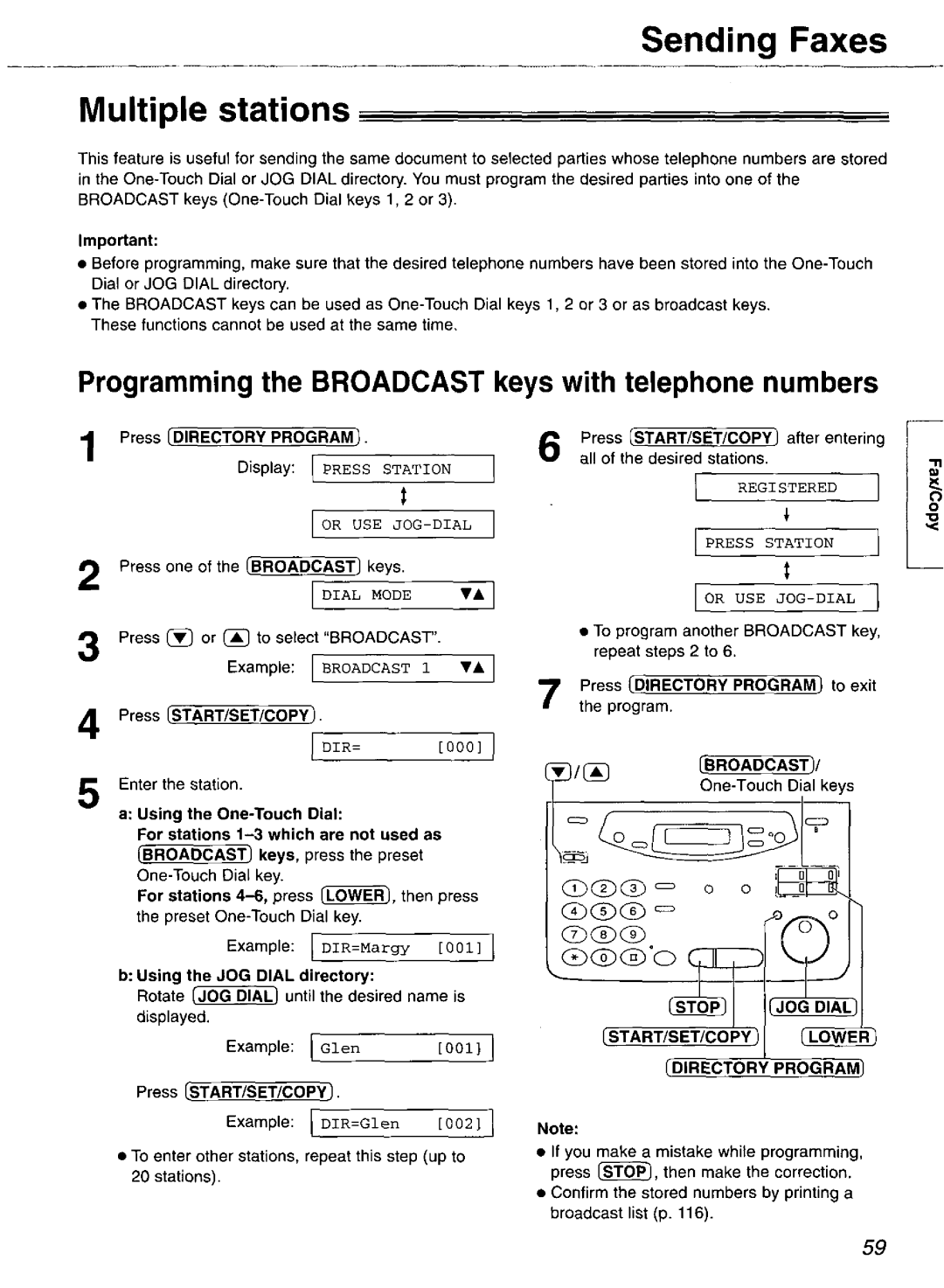 Panasonic KX-FP121 manual 