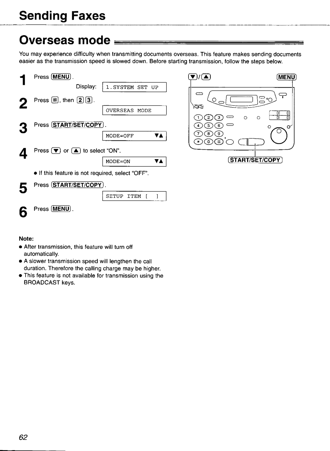 Panasonic KX-FP121 manual 